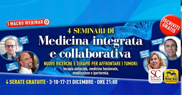 GUARDA 4 Seminari di Medicina Integrata per la cura dei tumori