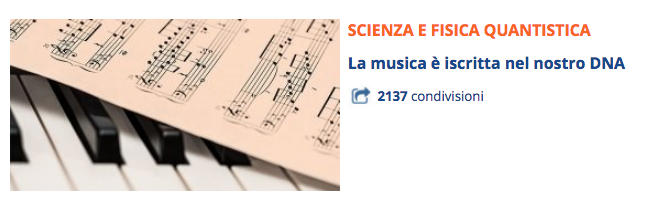 musica e DNA